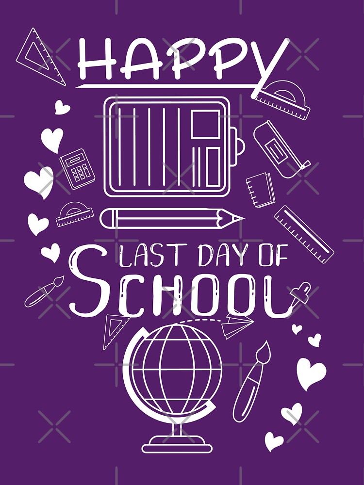 Disover Happy Last Day of School 2022 Teachers Student Kids  Classic T-Shirt