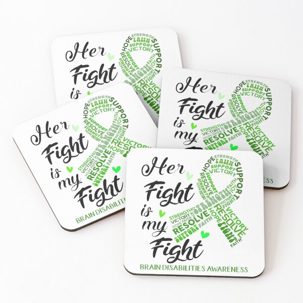 Item preview, Brain Disabilities Warrior, Her Fight is my Fight Brain Disabilities Awareness designed and sold by Greggwillard.