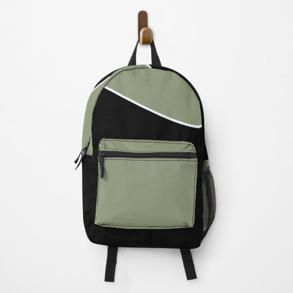 Item preview,  PLAIN SOLID ARTICHOKE  GREEN AND BLACK TWO TONE RETRO WAVE PATTERN designed and sold by ozcushions.