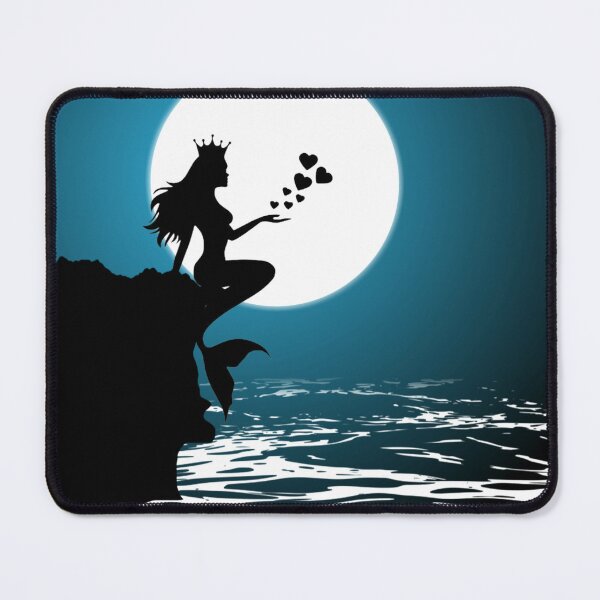 Item preview, Queen Mermaid Feel my Love landscape vactor Art designed and sold by Tshirtstory.