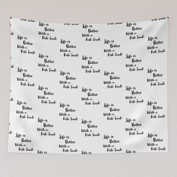 Item preview, La vida es mejor con una pecera designed and sold by Preety Padhiyar.