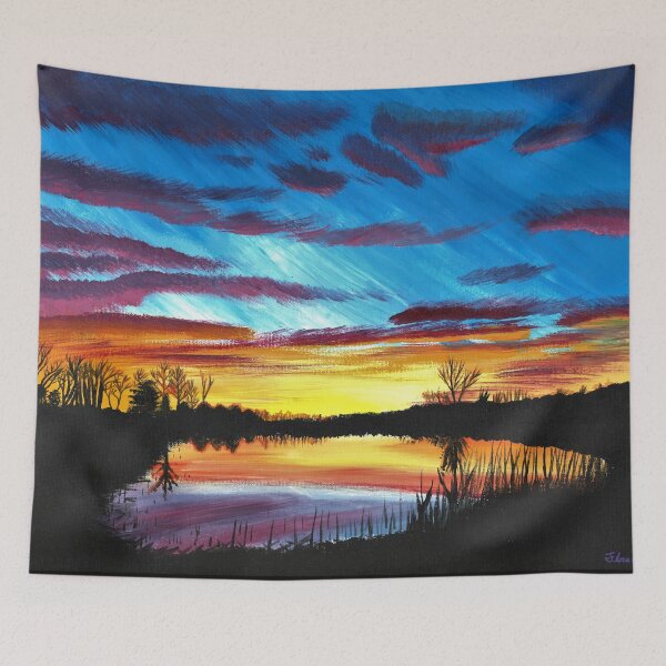 Item preview, Late Autumn Sunset designed and sold by Flora Su.
