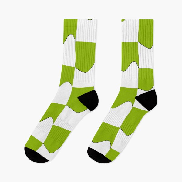 Item preview,  PLAIN SOLID  APPLE GREEN AND WHITE TWO TONE RETRO WAVE PATTERN designed and sold by ozcushions.