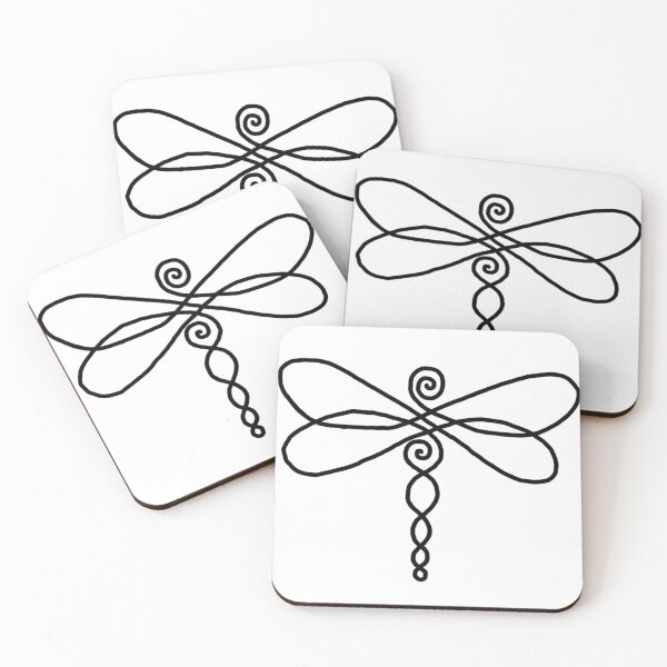 Item preview, Dragonfly line art  designed and sold by Phoebew03.