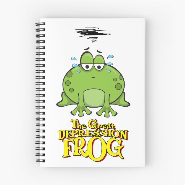Item preview, The Great Depression Frog (Cute) designed and sold by adhdeverything.