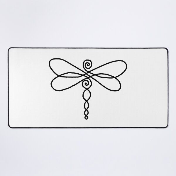 Item preview, Dragonfly line art designed and sold by Phoebew03.