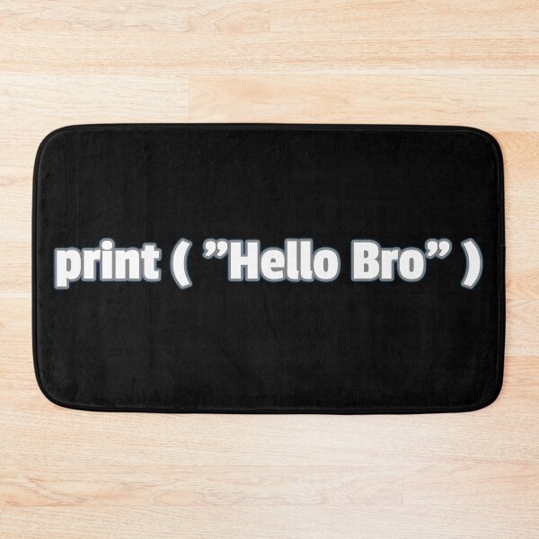 Item preview, Print Hello Bro designed and sold by kash1mera.