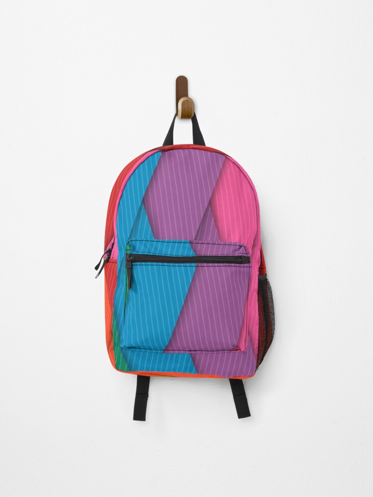 Thumbnail 1 of 3, Backpack, Colored Pattern designed and sold by Robert-Store.