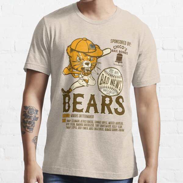 Tanner Boyle Vintage Bad News Bears Jersey (front|back Print) Baby Bodysuit