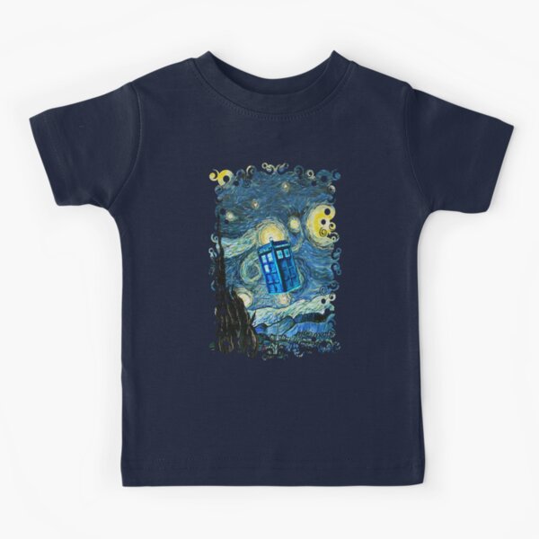 Flying British Phone Box Kids T-Shirt