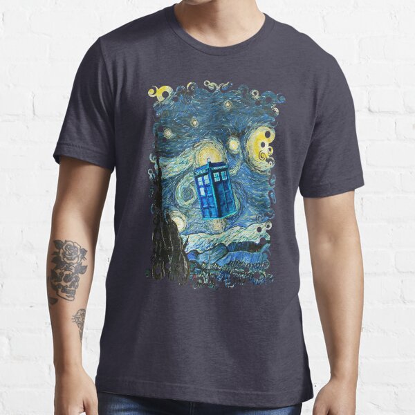Flying British Phone Box Essential T-Shirt