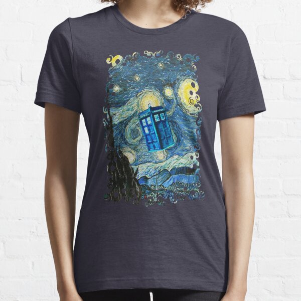 Flying British Phone Box Essential T-Shirt