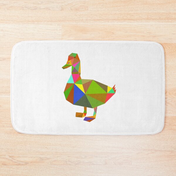 Item preview, Geometric Duck 60s patchwork designed and sold by doodle-mittens.