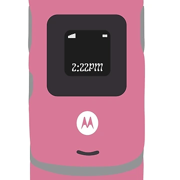 Artwork thumbnail, Pink RAZR V3 Flip Mobile by Samit23