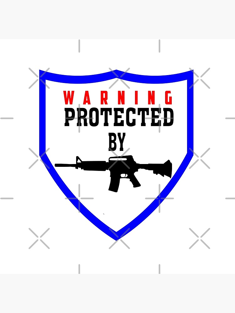 firearms-security-alarm-sticker-poster-for-sale-by-cattlettart