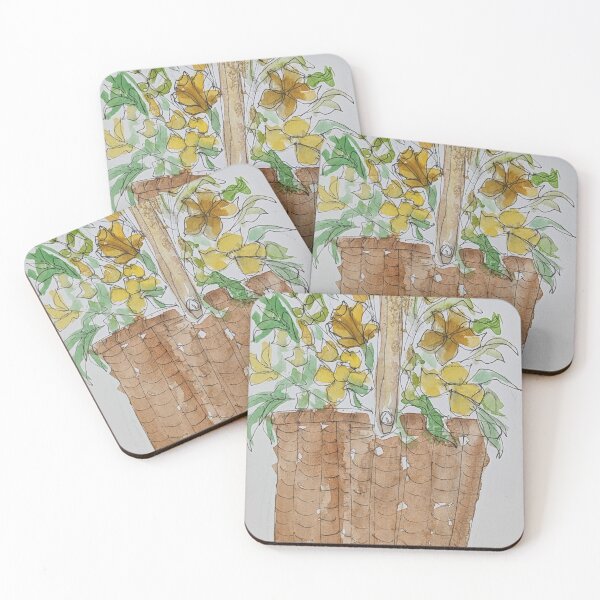 Item preview, Basket of flowers designed and sold by Whimsicalgirl.