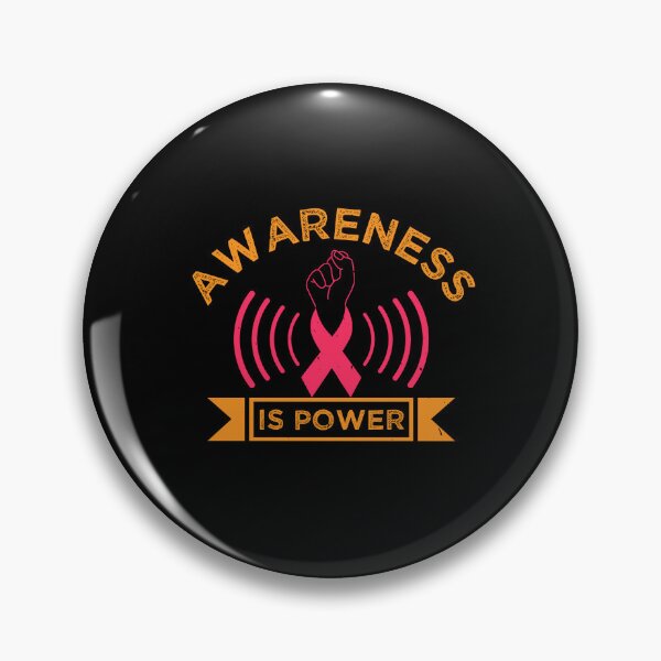Item preview, Awareness is power cancer awareness support designed and sold by GeneTonia0307.