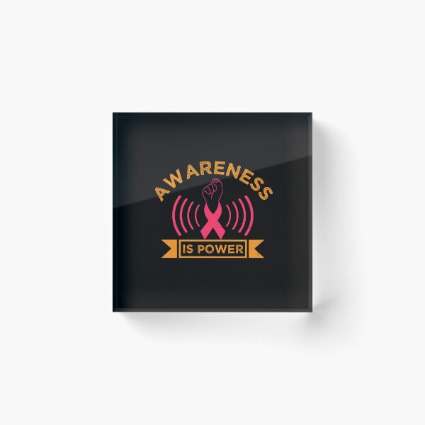 Item preview, Awareness is power cancer awareness support designed and sold by GeneTonia0307.
