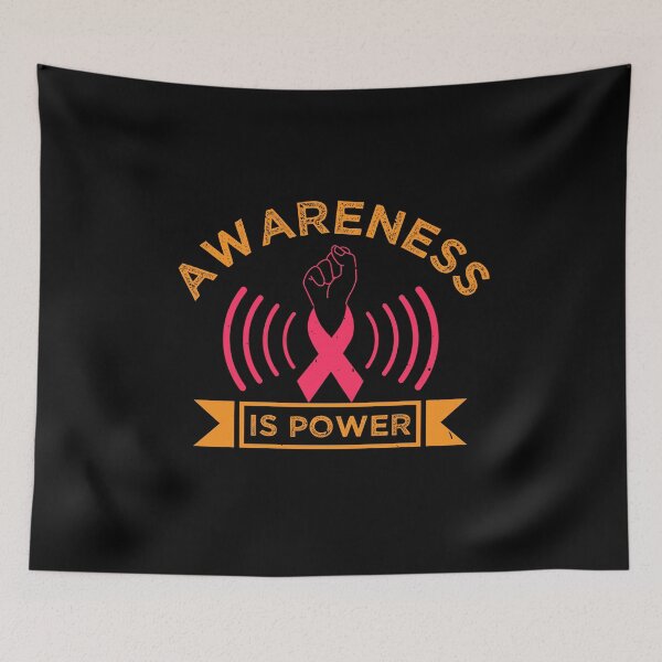 Item preview, Awareness is power cancer awareness support designed and sold by GeneTonia0307.