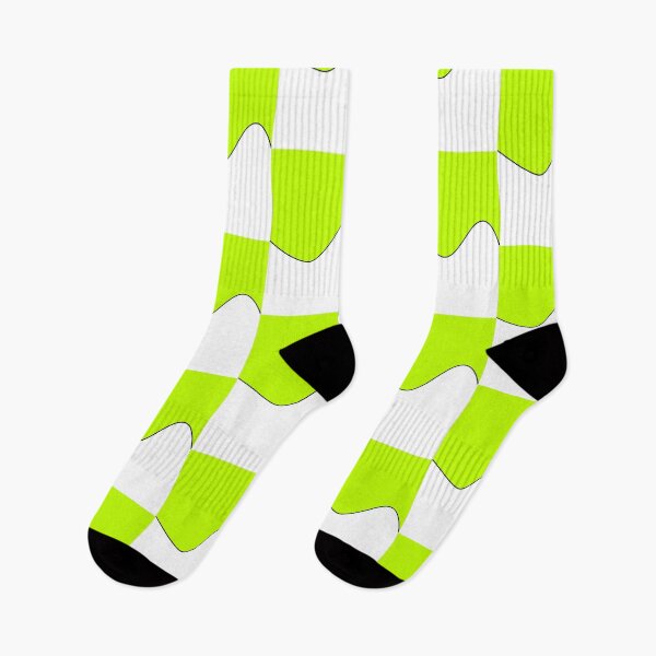 Item preview,  PLAIN SOLID BITTER LIME GREEN AND WHITE TWO TONE RETRO WAVE PATTERN designed and sold by ozcushions.