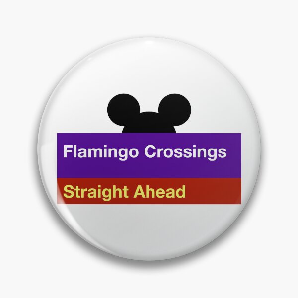 Item preview, Flamingo Crossings Sign designed and sold by samantha brachman.