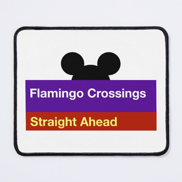 Item preview, Flamingo Crossings Sign designed and sold by samantha brachman.