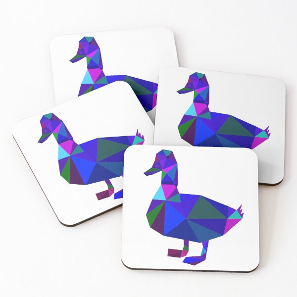 Artikelvorschau, Geometrischer Enten-Blues entworfen und verkauft von doodle-mittens.