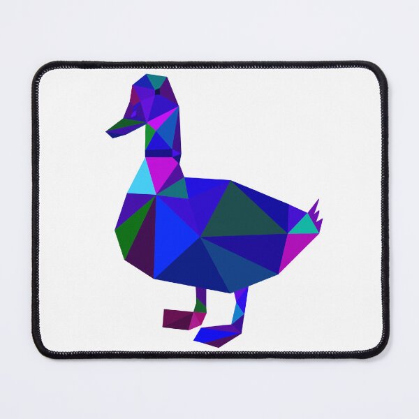 Item preview, Geometric Duck Blues designed and sold by doodle-mittens.