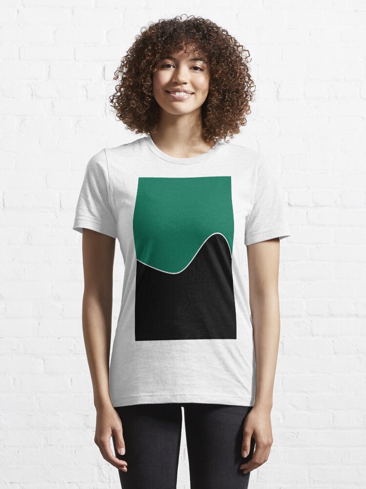 Bottle Green Plain Women Round Neck T-shirt