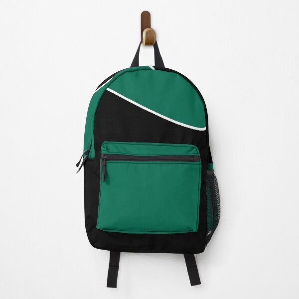 Aperçu de l'œuvre BOUTEILLE UNIE VERT ET NOIR BICOLORE MOTIF VAGUE RÉTRO créée et vendue par ozcushions.