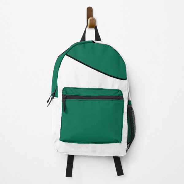Aperçu de l'œuvre BOUTEILLE UNIE VERT ET BLANC BICOLORE MOTIF VAGUE RÉTRO créée et vendue par ozcushions.