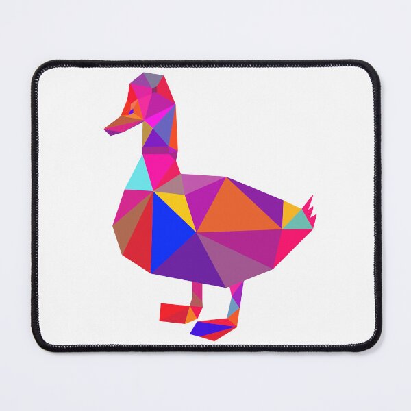 Item preview, Geometric Duck Pinks designed and sold by doodle-mittens.