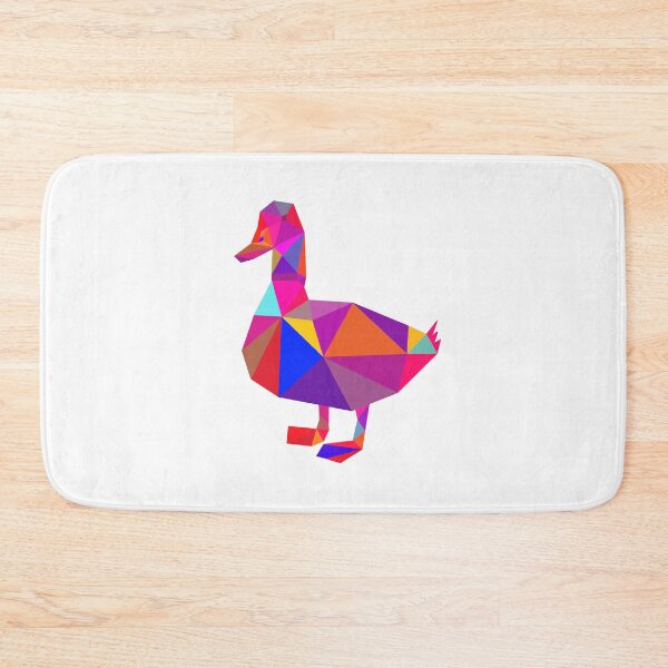 Item preview, Geometric Duck Pinks designed and sold by doodle-mittens.
