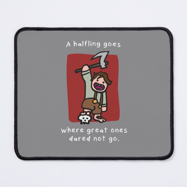 Item preview, Where a Halfling Goes (Black)   designed and sold by AbigailDye.