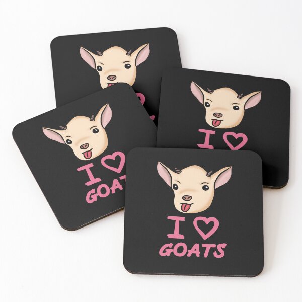 Item preview, Funny Goat I Love Goats for Goat Lovers, Pink designed and sold by Mochi-Merch.