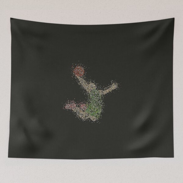 Item preview, basketball dunk Illustration designed and sold by StevanoArt.