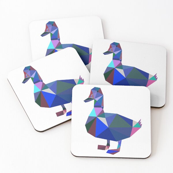 Artikelvorschau, Geometrische Enten-Blues-Stadt entworfen und verkauft von doodle-mittens.