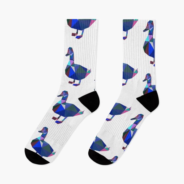 Item preview, Geometric Duck Blues Town designed and sold by doodle-mittens.
