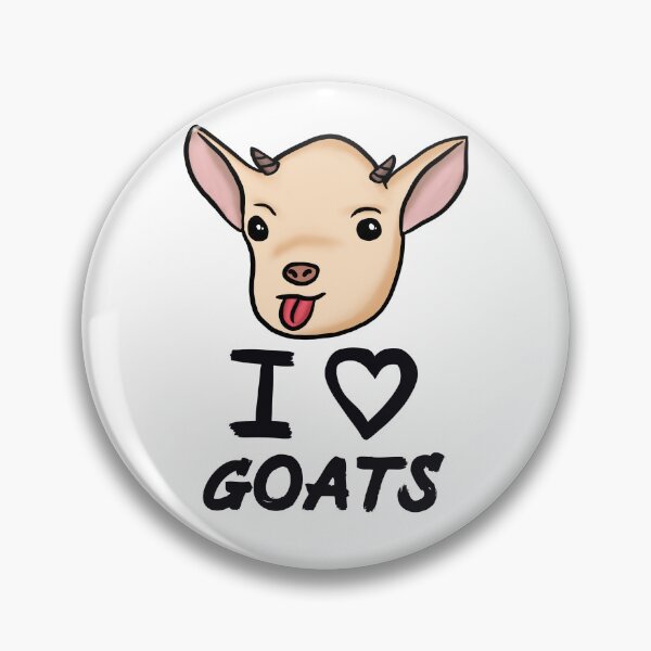 Item preview, Funny Goat I Love Goats for Goat Lovers, Black designed and sold by Mochi-Merch.