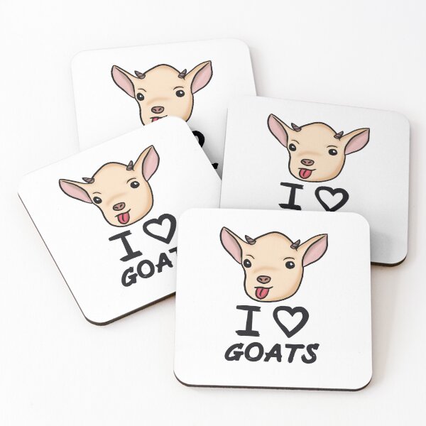 Item preview, Funny Goat I Love Goats for Goat Lovers, Black designed and sold by Mochi-Merch.