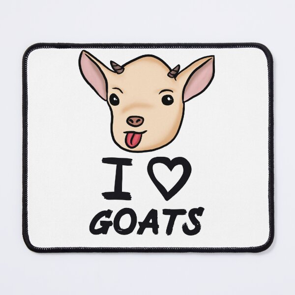 Item preview, Funny Goat I Love Goats for Goat Lovers, Black designed and sold by Mochi-Merch.