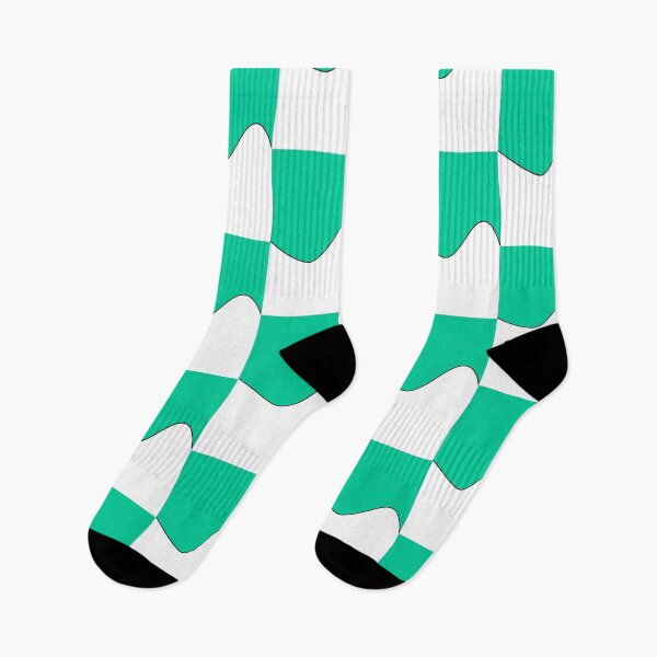 Item preview,  PLAIN SOLID  CARRIBBEAN  GREEN AND WHITE TWO TONE RETRO WAVE PATTERN designed and sold by ozcushions.