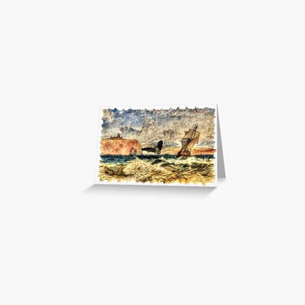 Whitby Abbey Headland Greeting Card