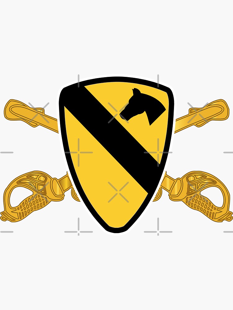 Army - 1st Cavalry Division - SSI w Br X 300