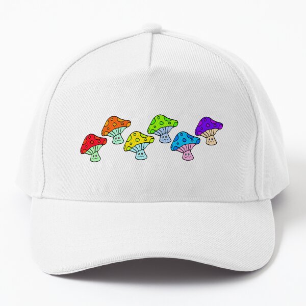 Vista previa del artículo con la obra «Hola Hongo Arcoiris», diseñado y vendido por Princess Davy's Shop.
