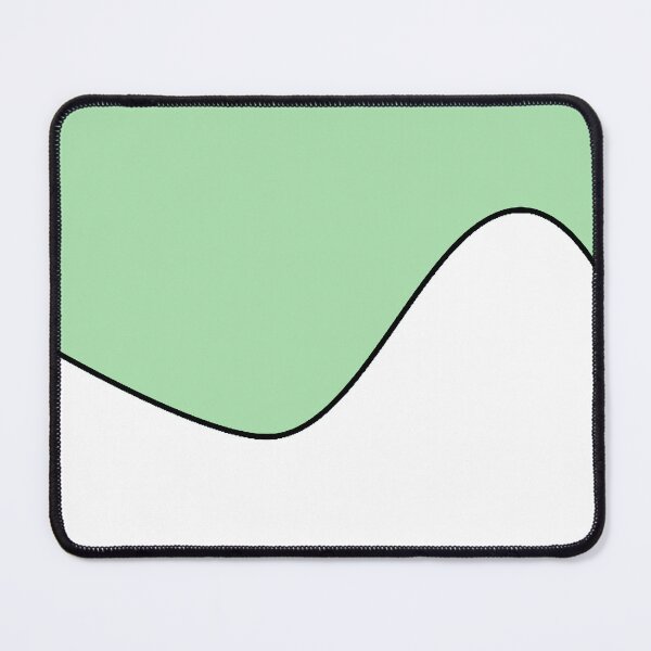 Item preview, PLAIN SOLID  LIGHT CELADON   GREEN AND WHITE TWO TONE RETRO WAVE PATTERN designed and sold by ozcushions.