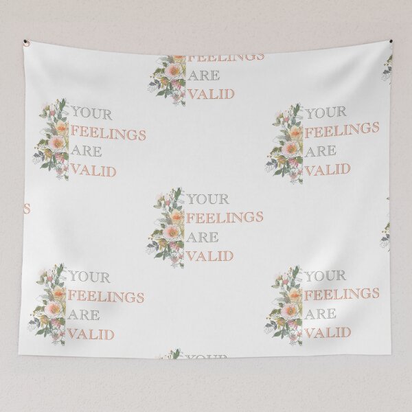 Item preview, Your Feelings are Valid | Mental Health Awareness designed and sold by Wagdy-online.