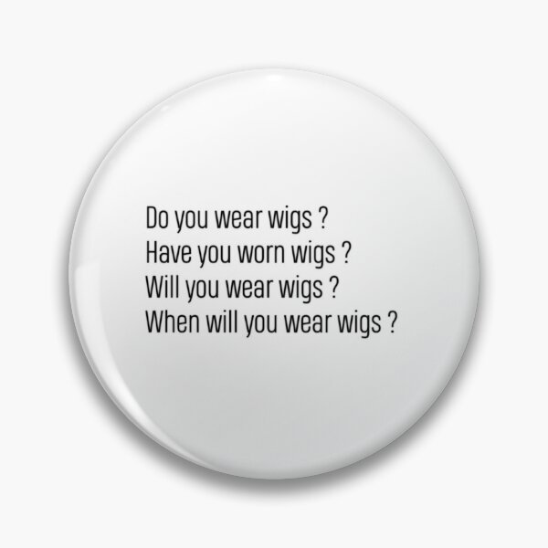 Item preview, When Will you Wear Wigs   designed and sold by AbigailDye.