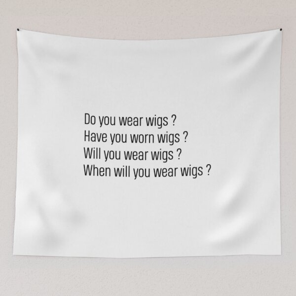 Item preview, When Will you Wear Wigs   designed and sold by AbigailDye.