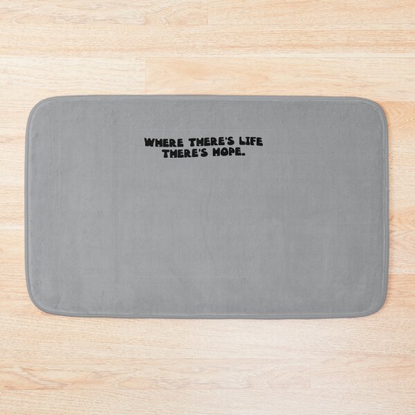 Item preview, Where there_s life there_s hope.   designed and sold by AbigailDye.